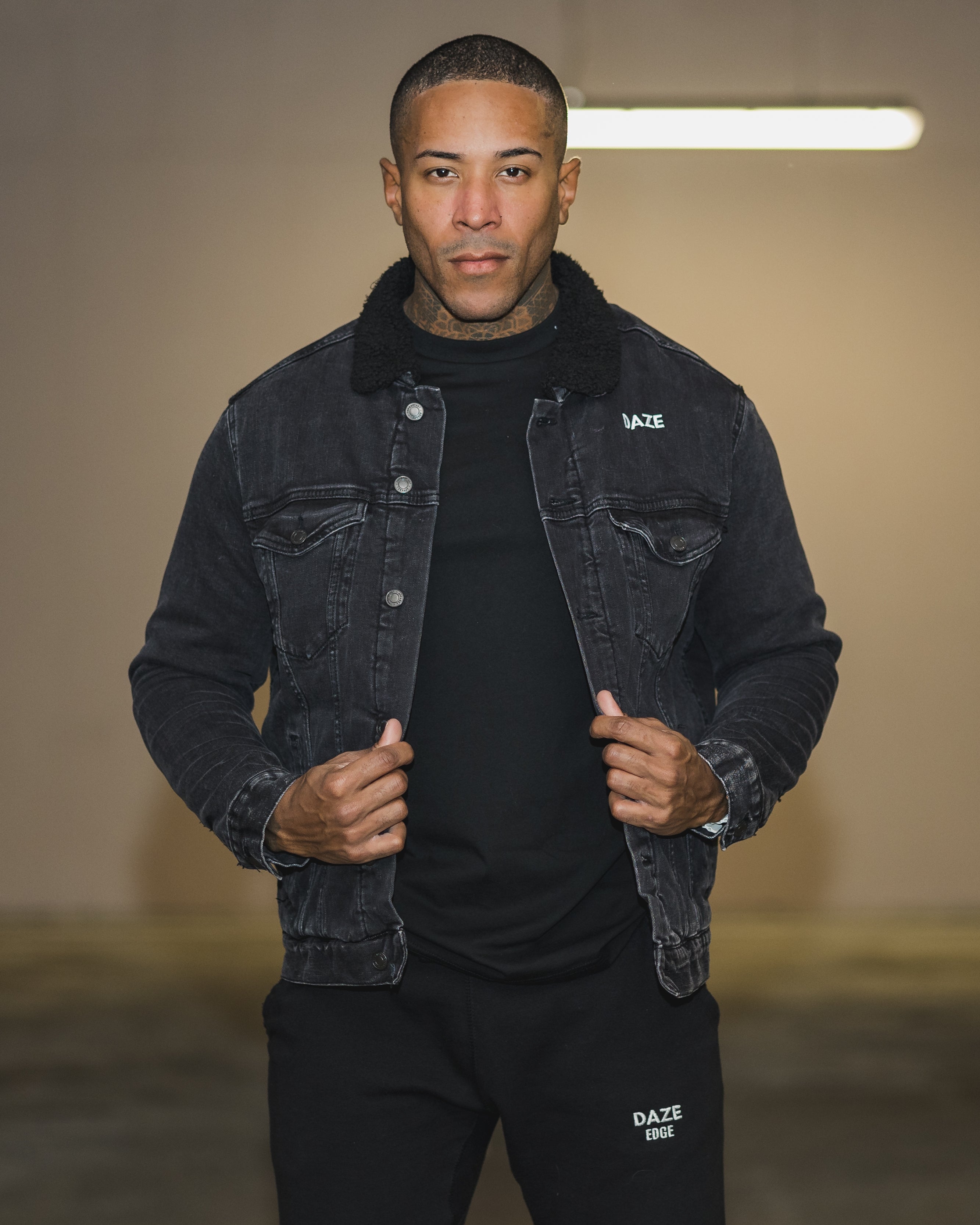 Denim Sherpa Jacket