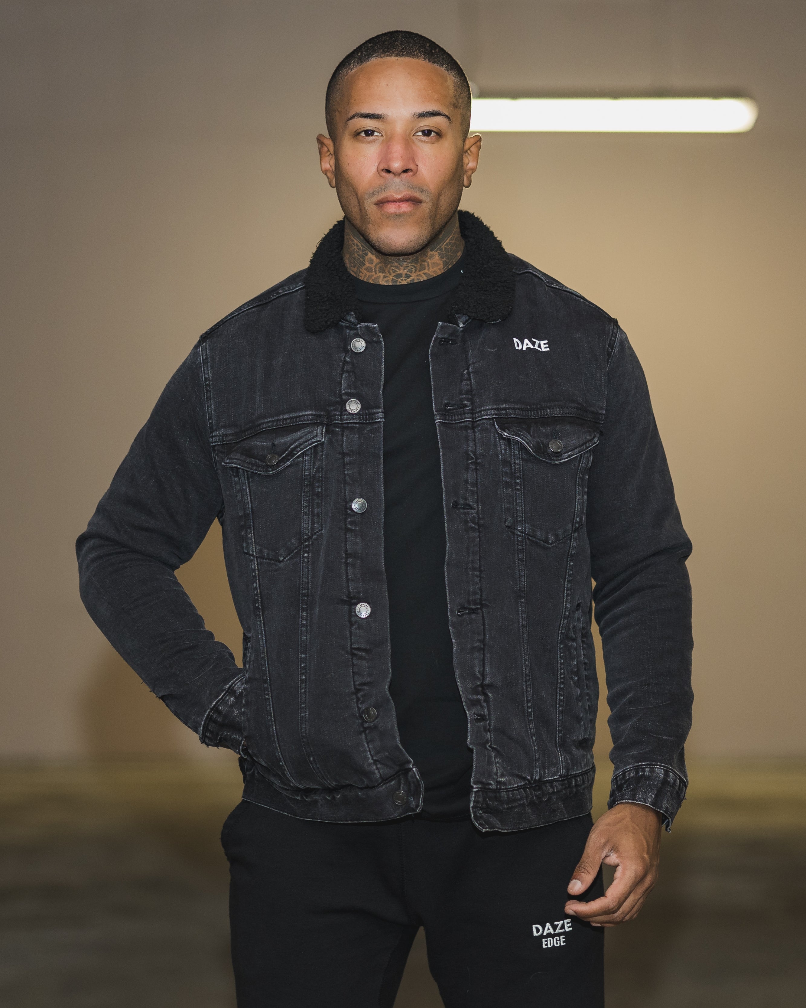 Denim Sherpa Jacket