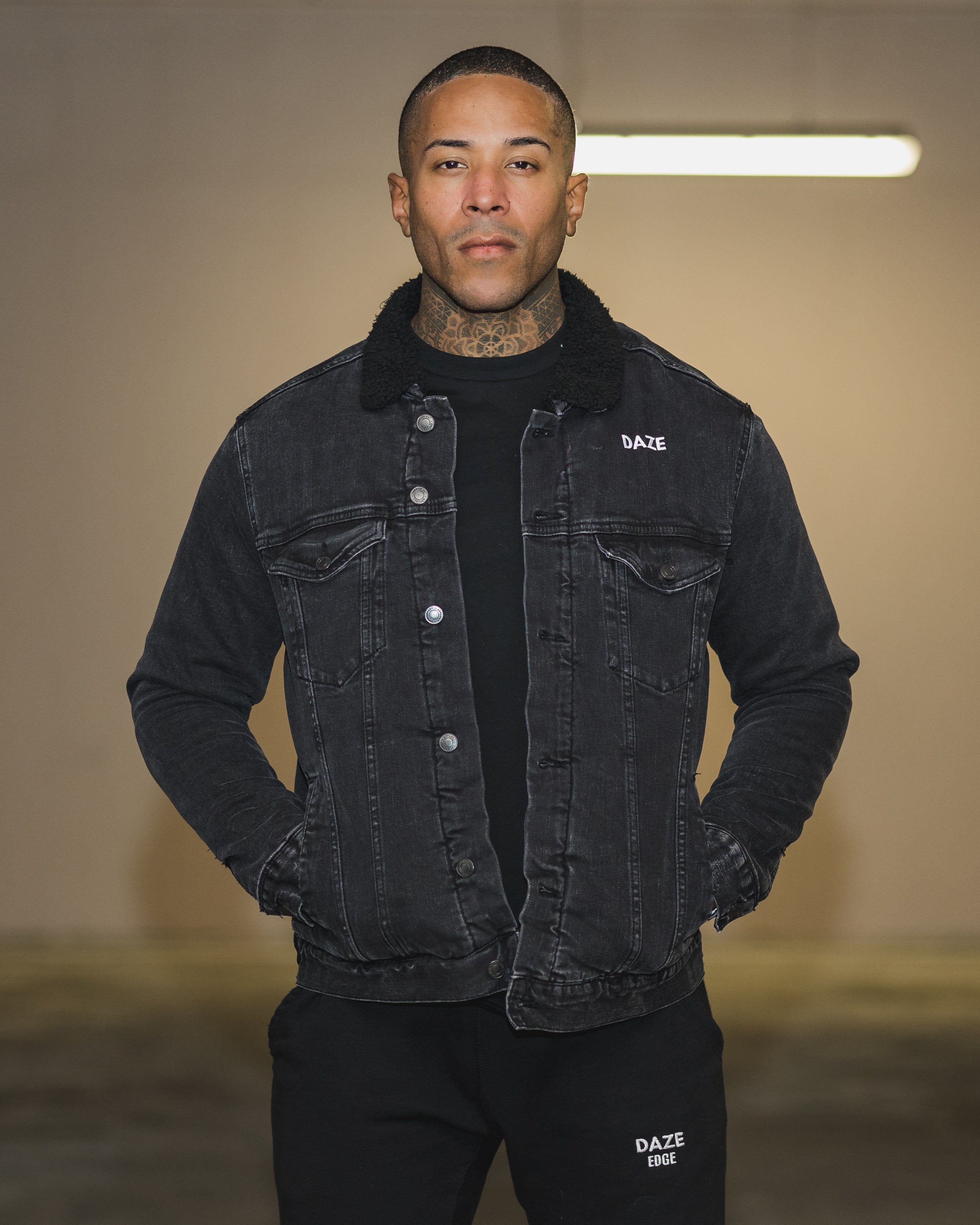 Denim Sherpa Jacket
