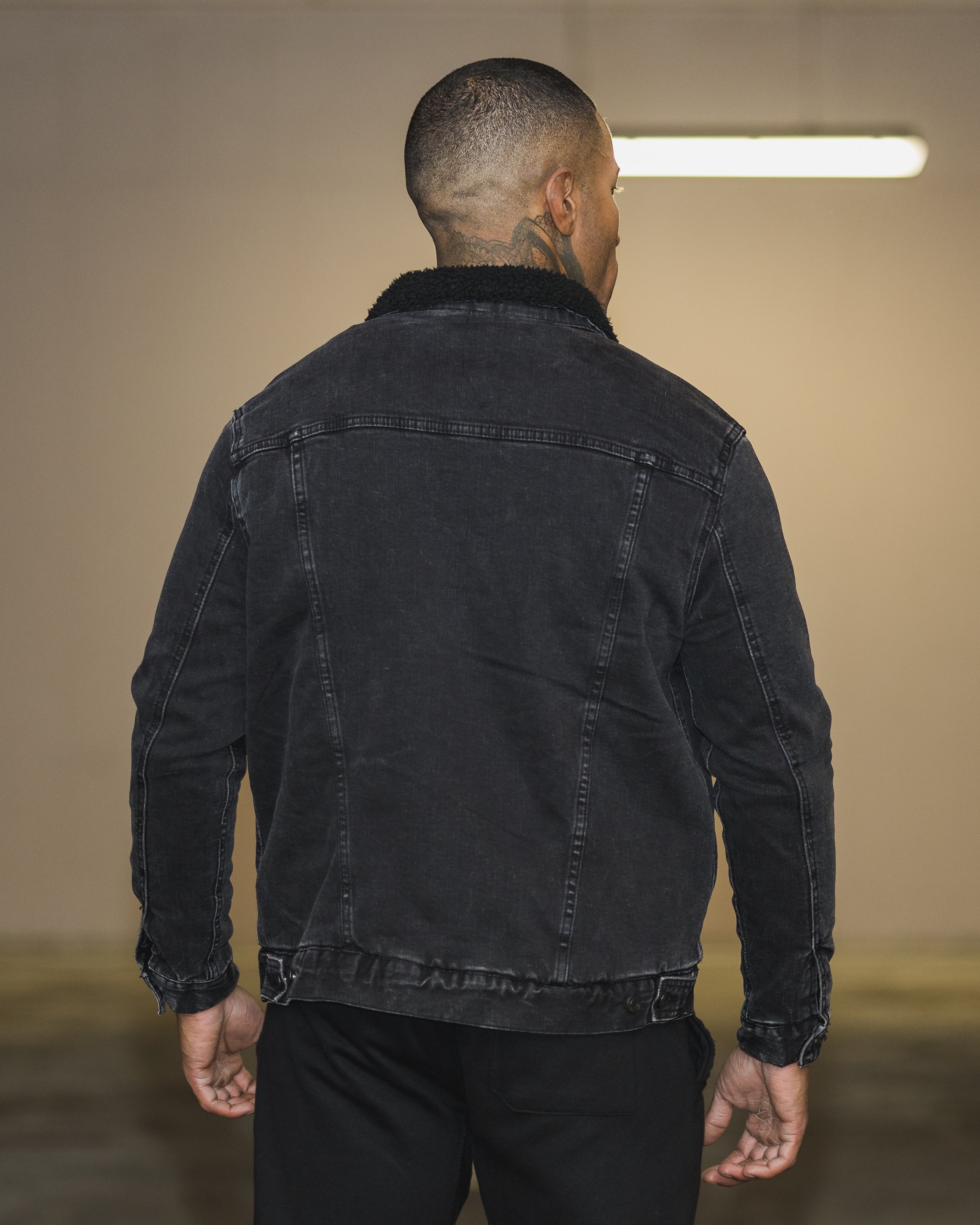 Denim Sherpa Jacket