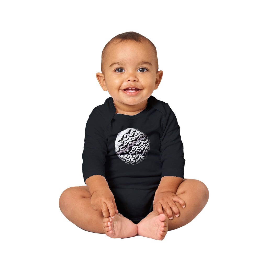 Bats by Moon Baby Classic Long Sleeve Bodysuit - DazeRoom