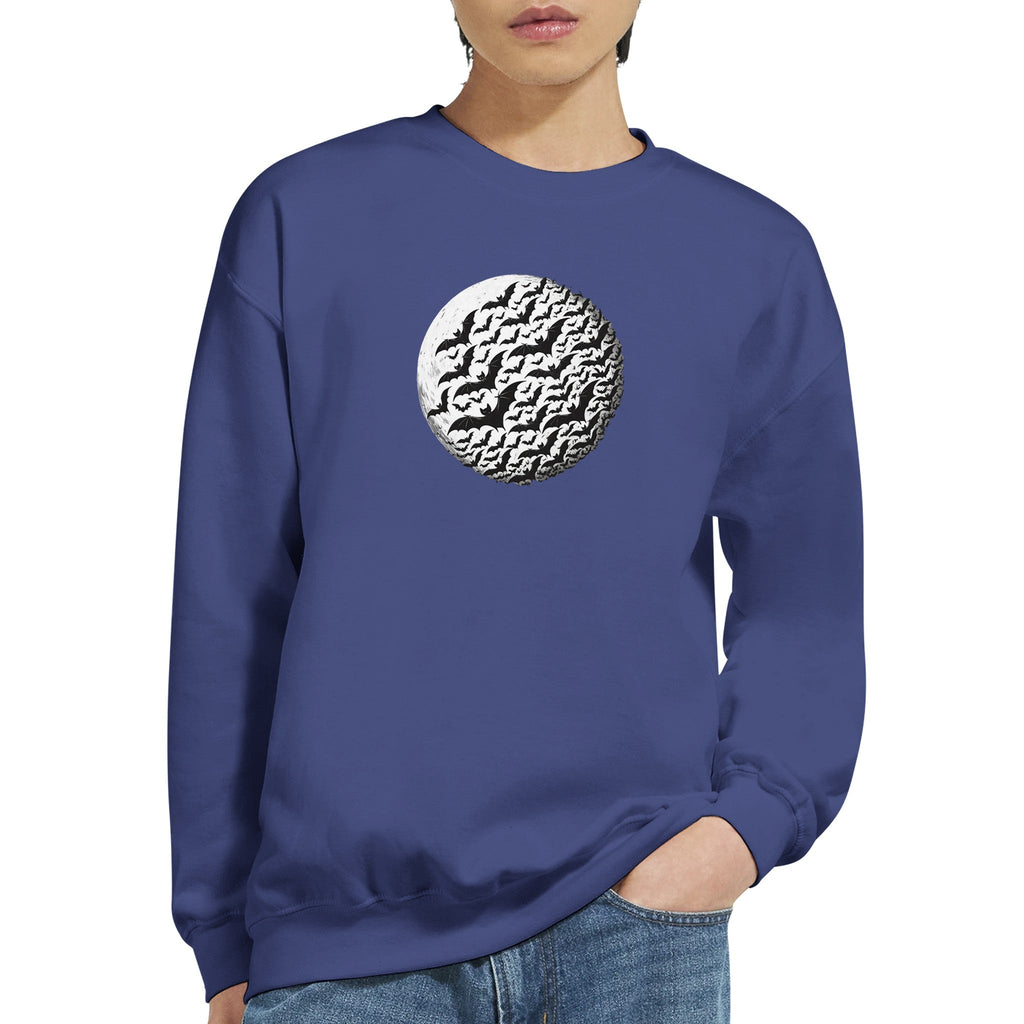 Bats by Moon Men Crewneck Sweatshirt | Gildan® 18000 - DazeRoom