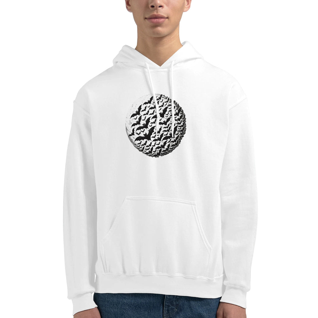 Bats by Moon Men Pullover Hoodie | Gildan® 18500 - DazeRoom