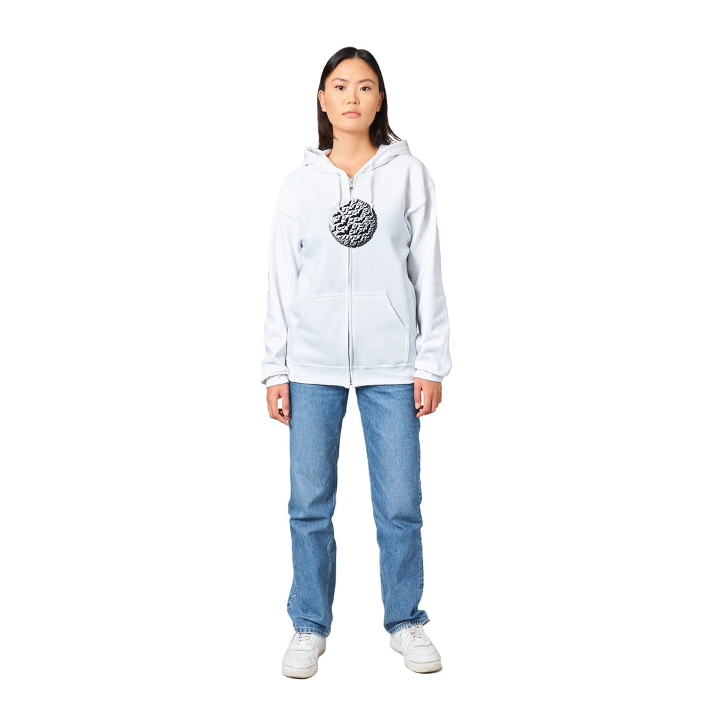 Bats by Moon Women Classic Zip Hoodie - DazeRoom