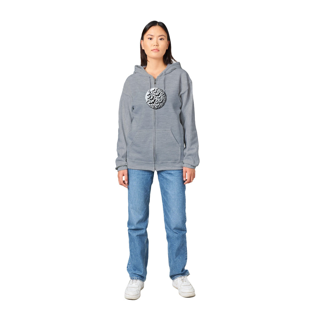 Bats by Moon Women Classic Zip Hoodie - DazeRoom