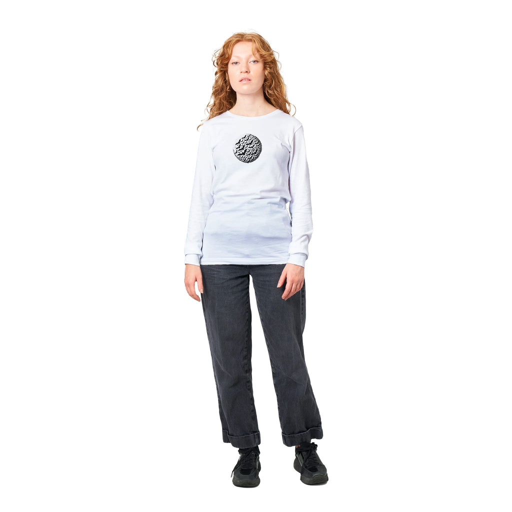 Bats by Moon Women Premium Longsleeve T-shirt - DazeRoom