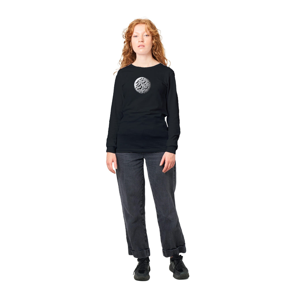 Bats by Moon Women Premium Longsleeve T-shirt - DazeRoom