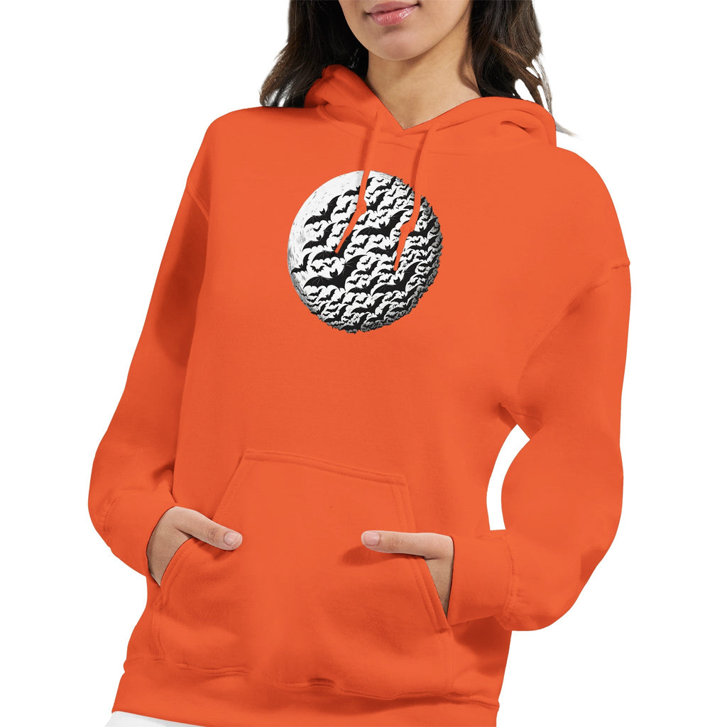 Bats by Moon Women Pullover Hoodie | Gildan® 18500 - DazeRoom