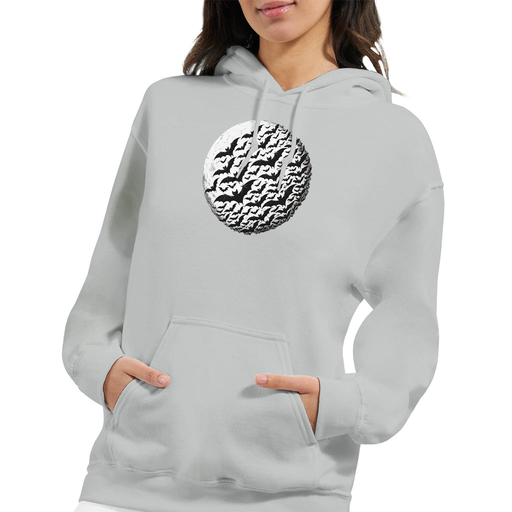 Bats by Moon Women Pullover Hoodie | Gildan® 18500 - DazeRoom