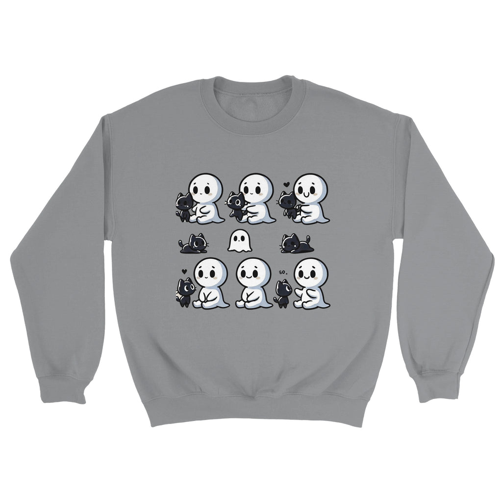 Boo Bonds with Kitten Classic Unisex Crewneck Sweatshirt - DazeRoom