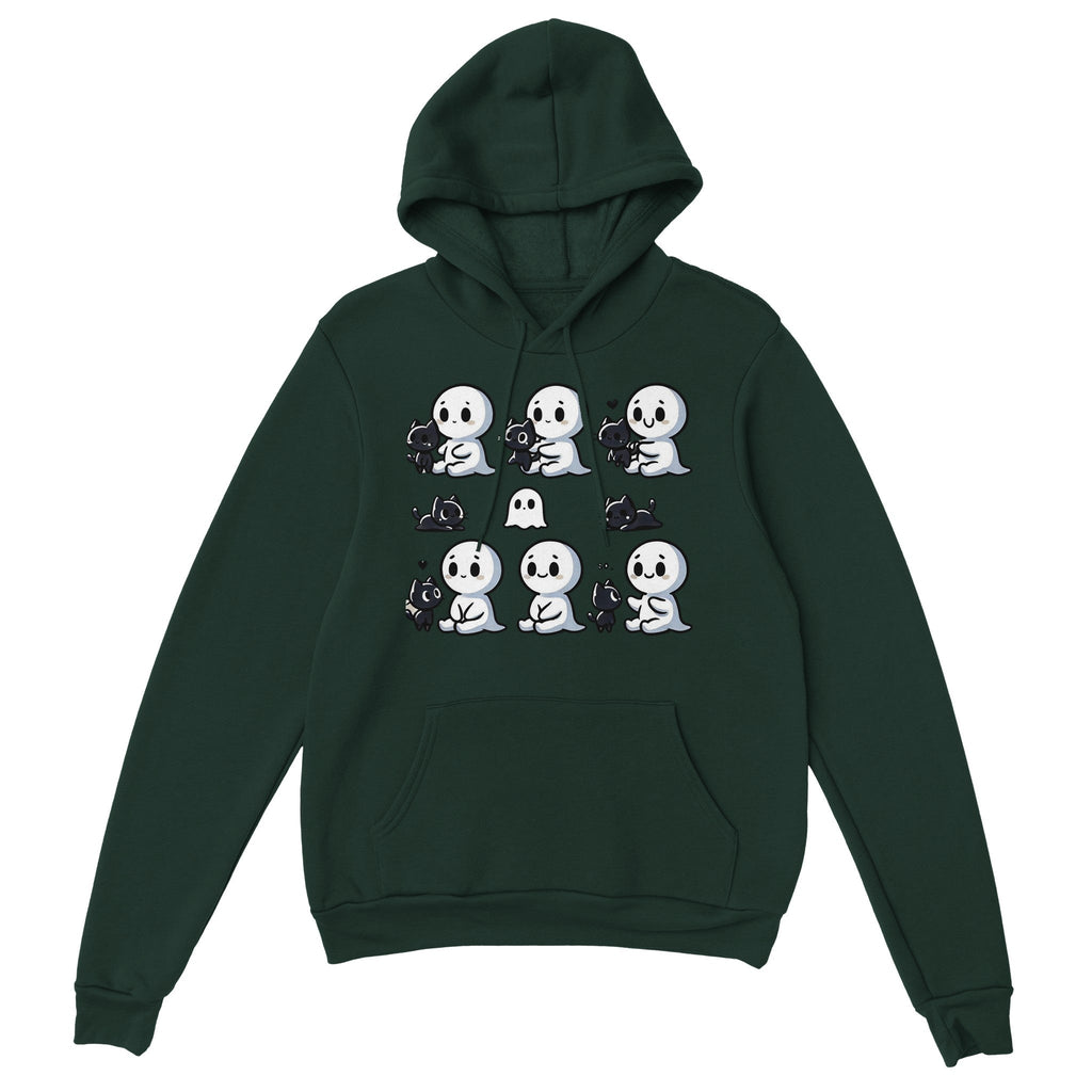 Boo Bonds with Kitten Classic Unisex Pullover Hoodie - DazeRoom