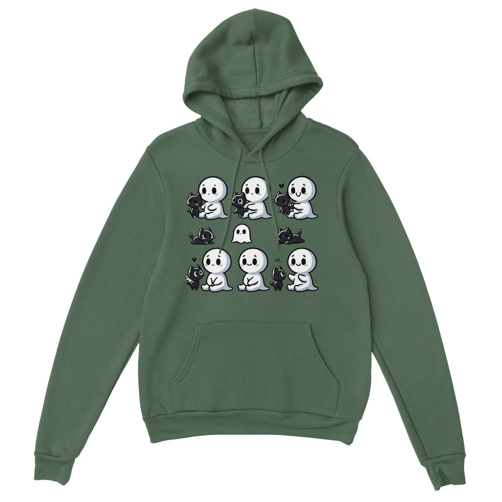 Boo Bonds with Kitten Classic Unisex Pullover Hoodie - DazeRoom