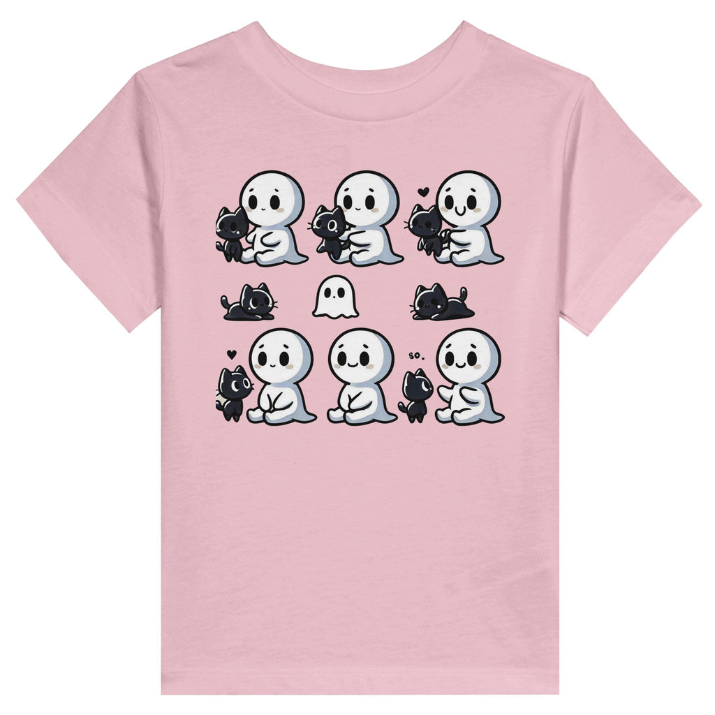 Boo Bonds with Kitten Toddler Staple T-Shirt - DazeRoom