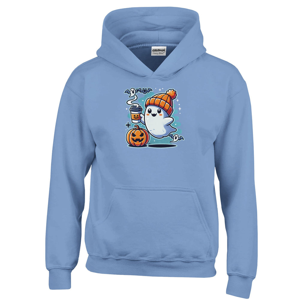 Boo Coffee & Beanie Classic Kids Pullover Hoodie - DazeRoom