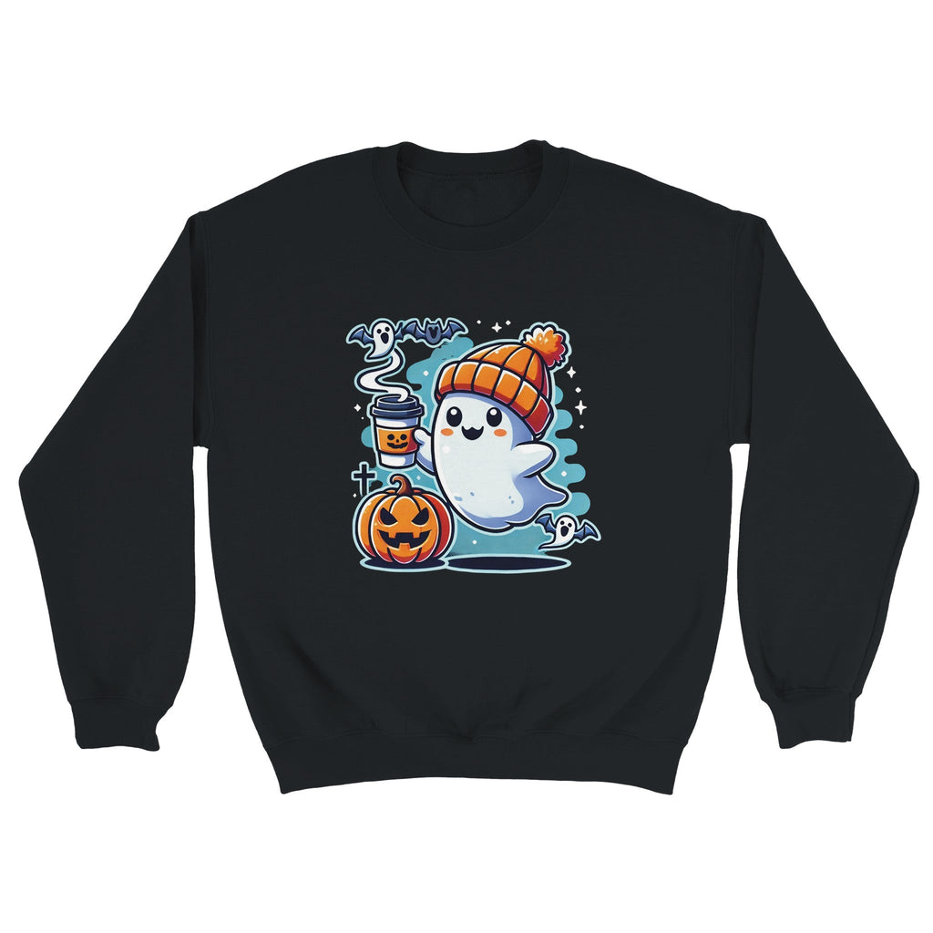 Boo Coffee & Beanie Classic Unisex Crewneck Sweatshirt - DazeRoom