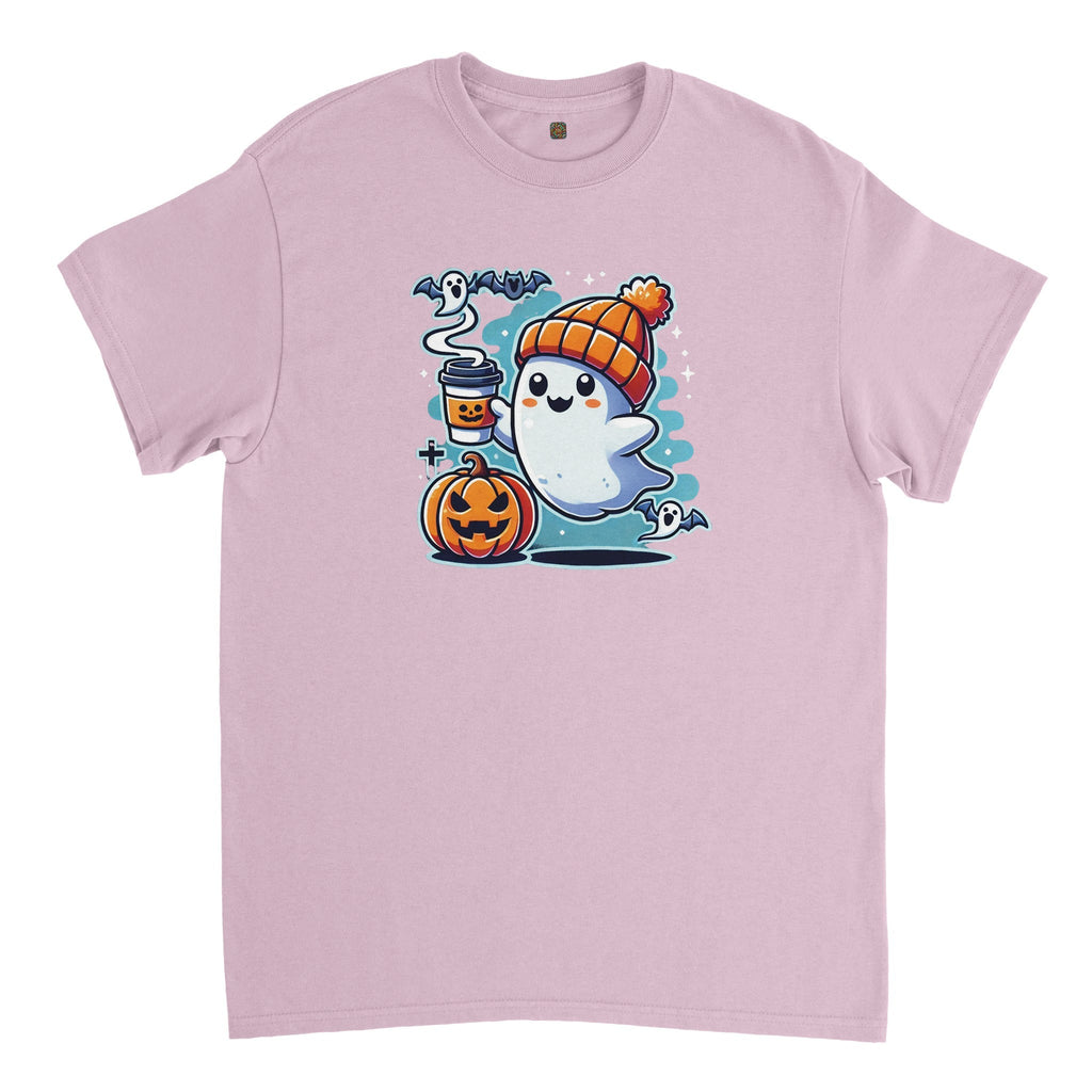 Boo Coffee & Beanie Heavyweight Unisex Crewneck T-shirt - DazeRoom