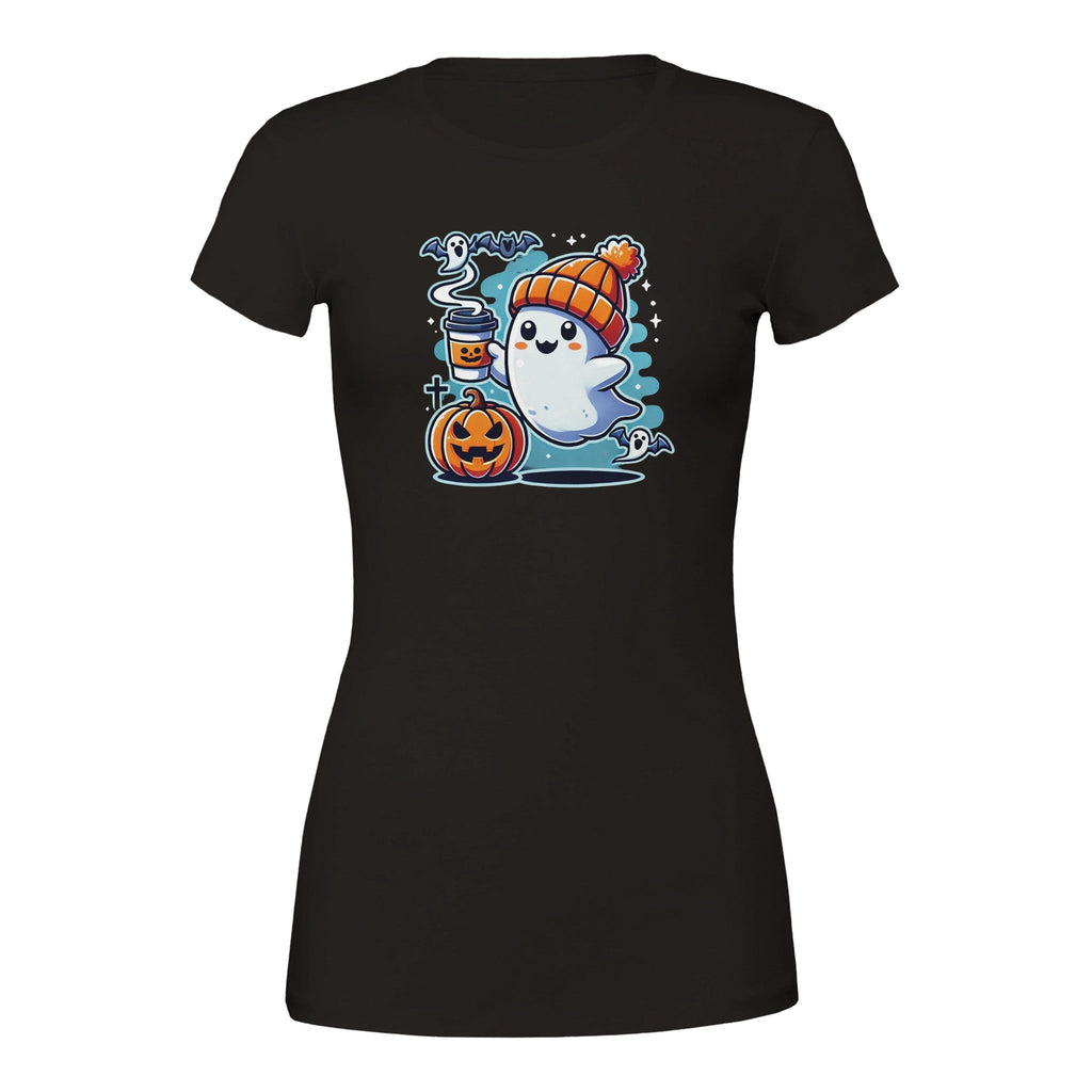 Boo Coffee & Beanie Premium Women's Crewneck T-shirt - DazeRoom