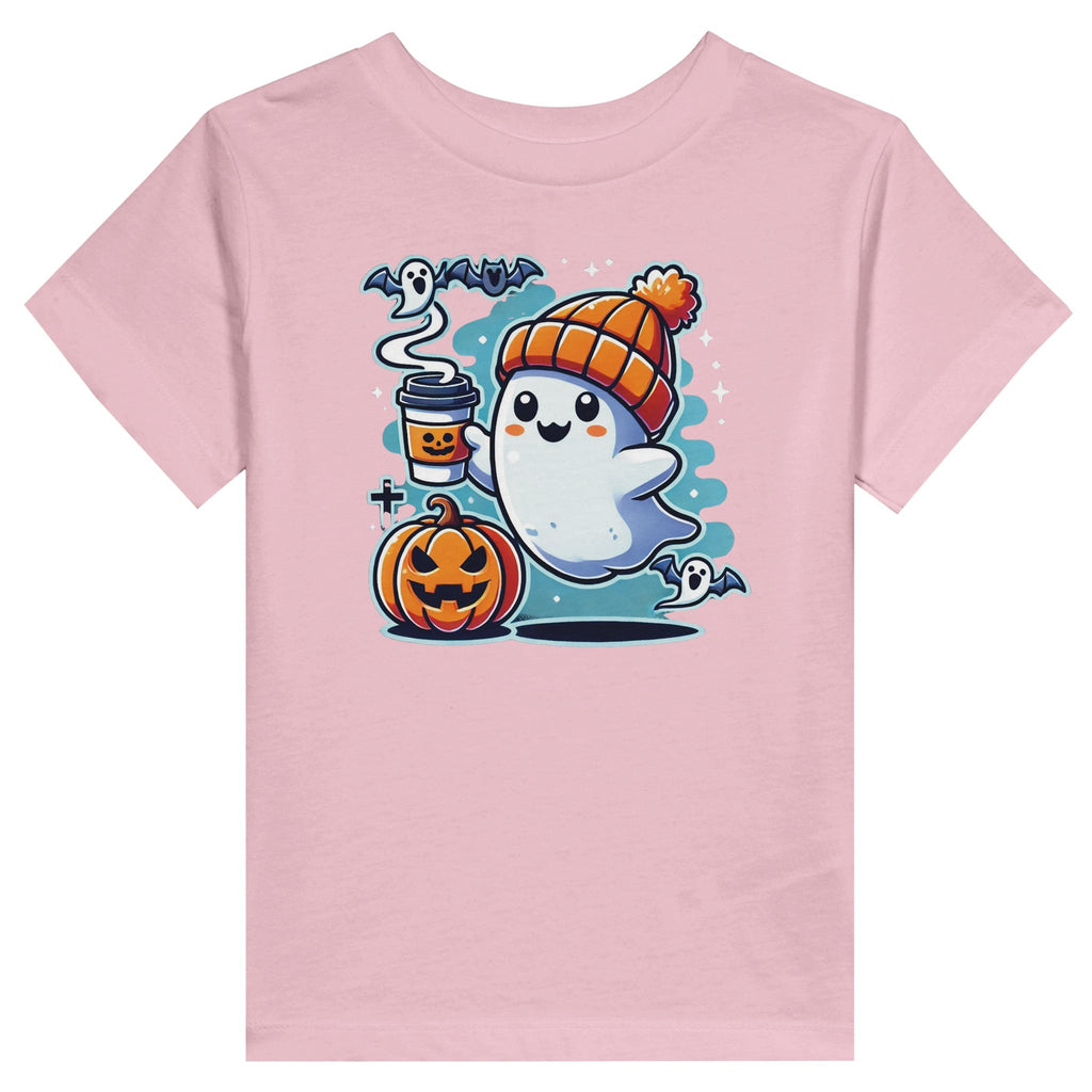 Boo Coffee & Beanie Toddler Staple T-Shirt - DazeRoom