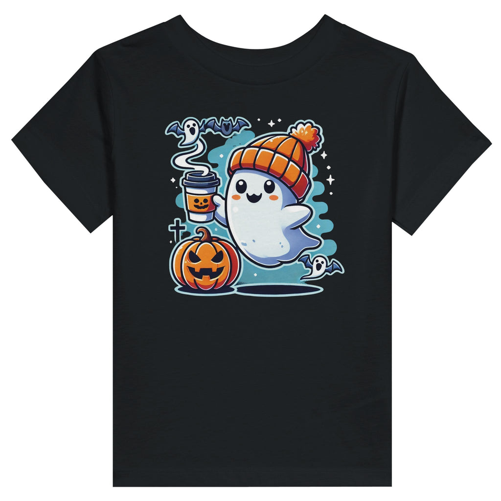 Boo Coffee & Beanie Toddler Staple T-Shirt - DazeRoom