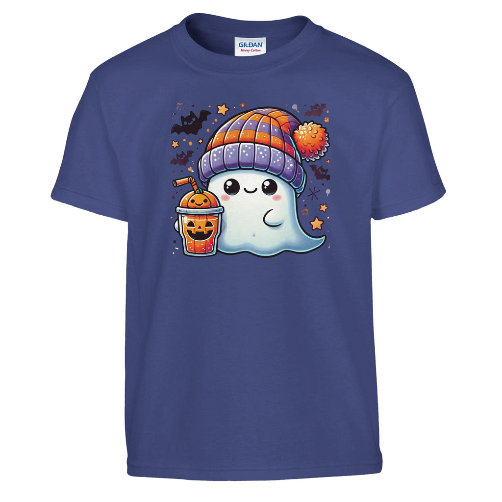 Boo Drink & Beanie Classic Kids Crewneck T-shirt - DazeRoom