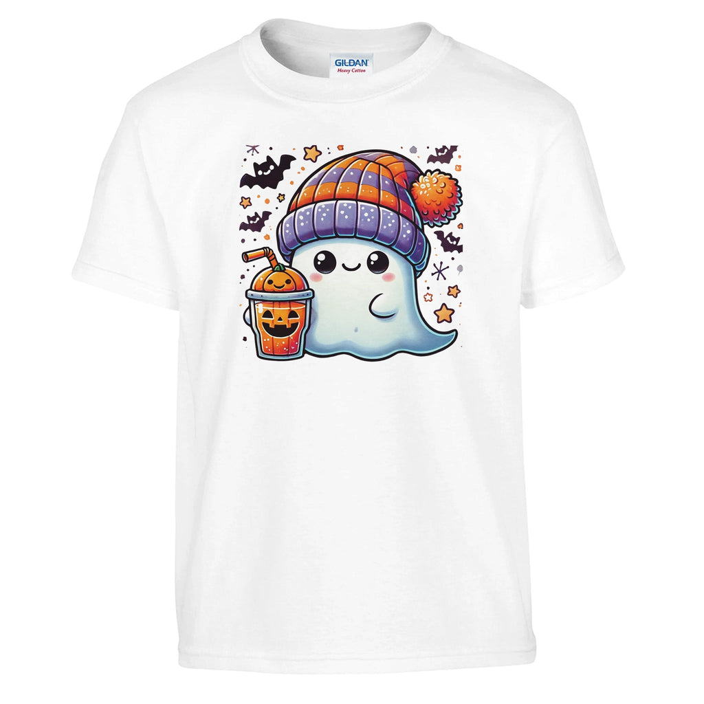 Boo Drink & Beanie Classic Kids Crewneck T-shirt - DazeRoom