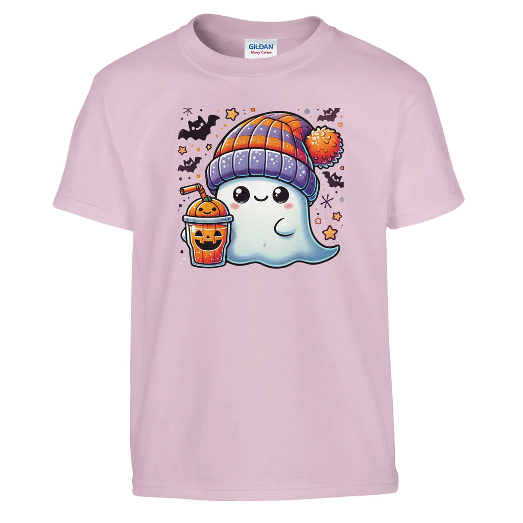 Boo Drink & Beanie Classic Kids Crewneck T-shirt - DazeRoom