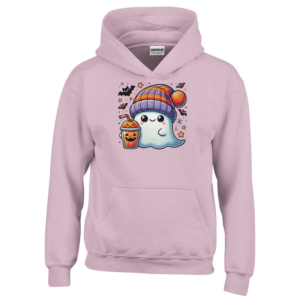 Boo Drink & Beanie Classic Kids Pullover Hoodie - DazeRoom