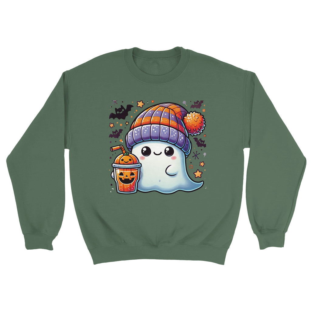 Boo Drink & Beanie Classic Unisex Crewneck Sweatshirt - DazeRoom