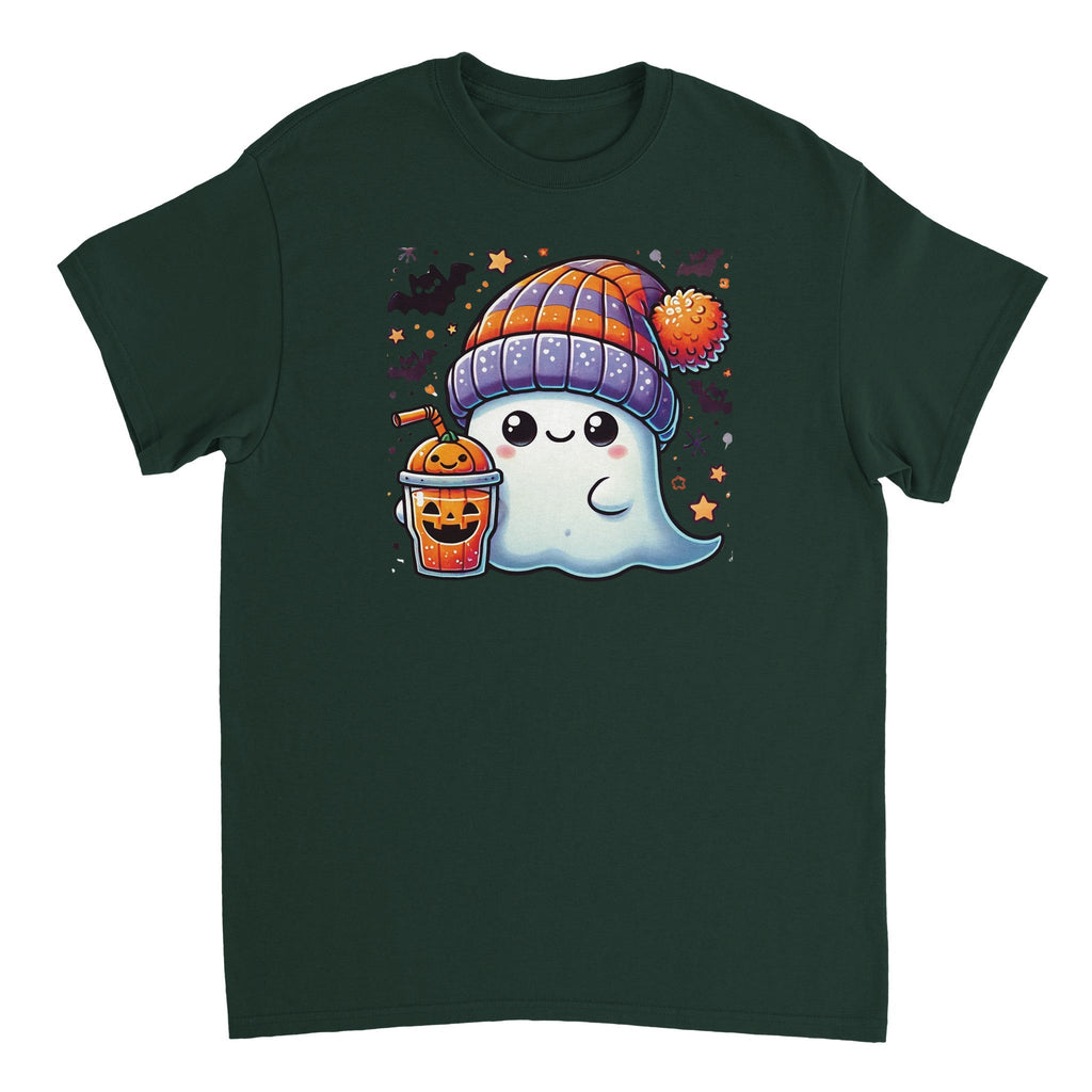 Boo Drink & Beanie Heavyweight Unisex Crewneck T-shirt - DazeRoom