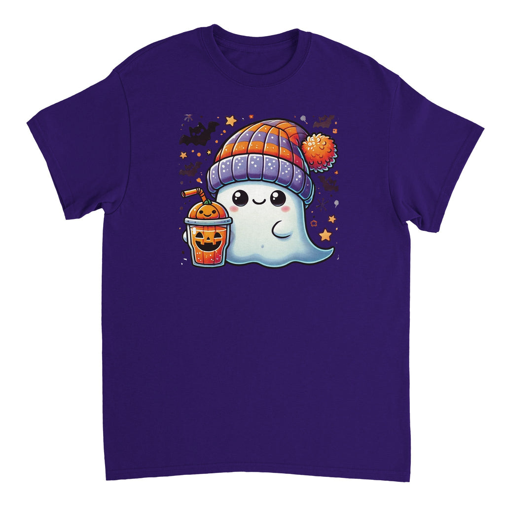 Boo Drink & Beanie Heavyweight Unisex Crewneck T-shirt - DazeRoom