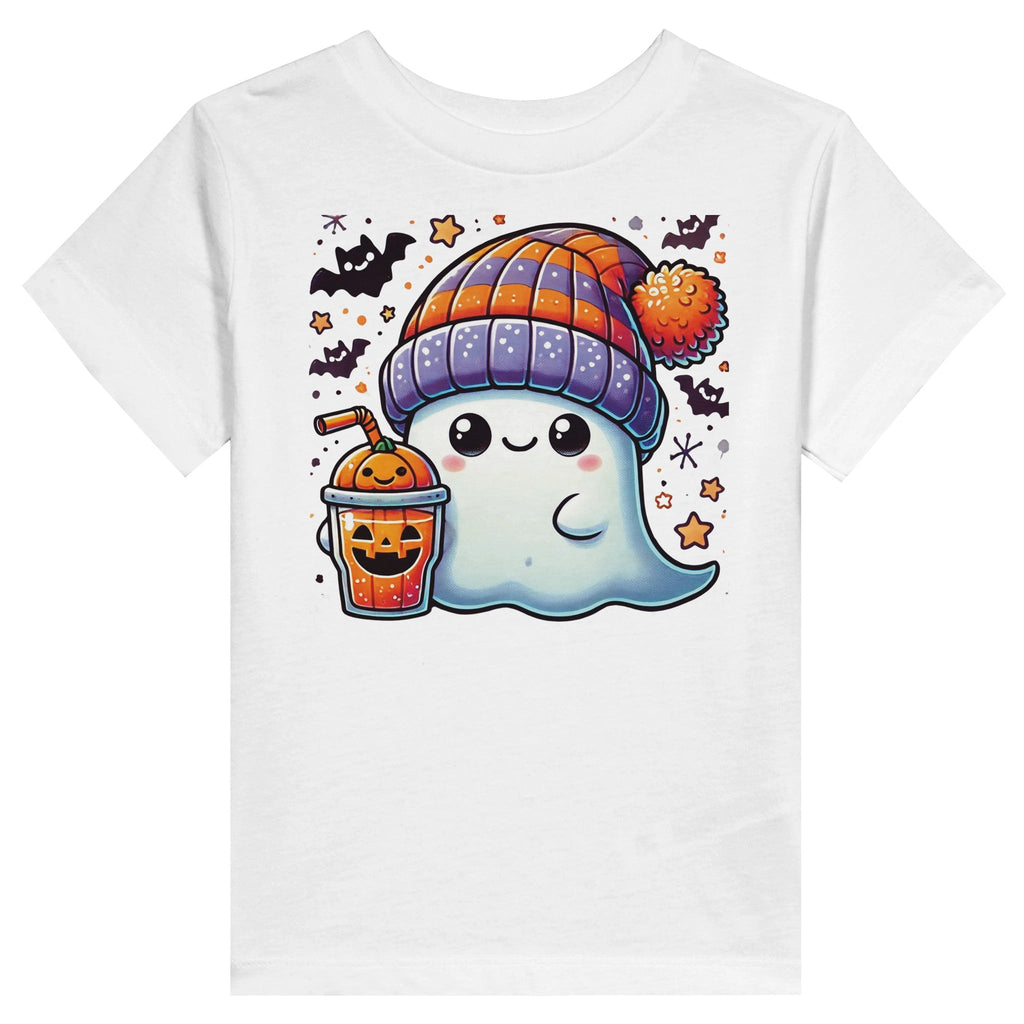 Boo Drink & Beanie Toddler Staple T-Shirt - DazeRoom