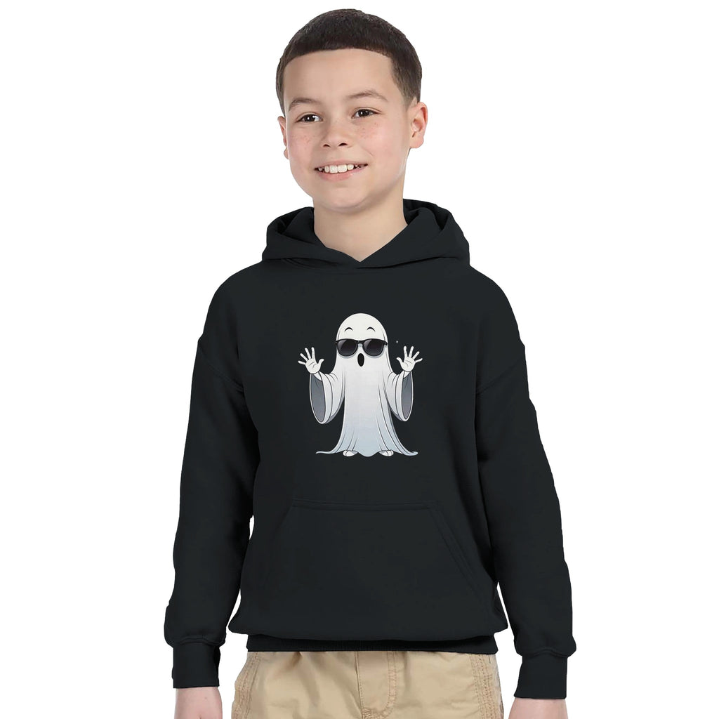 Calm Down Ghost Classic Kids Pullover Hoodie - DazeRoom