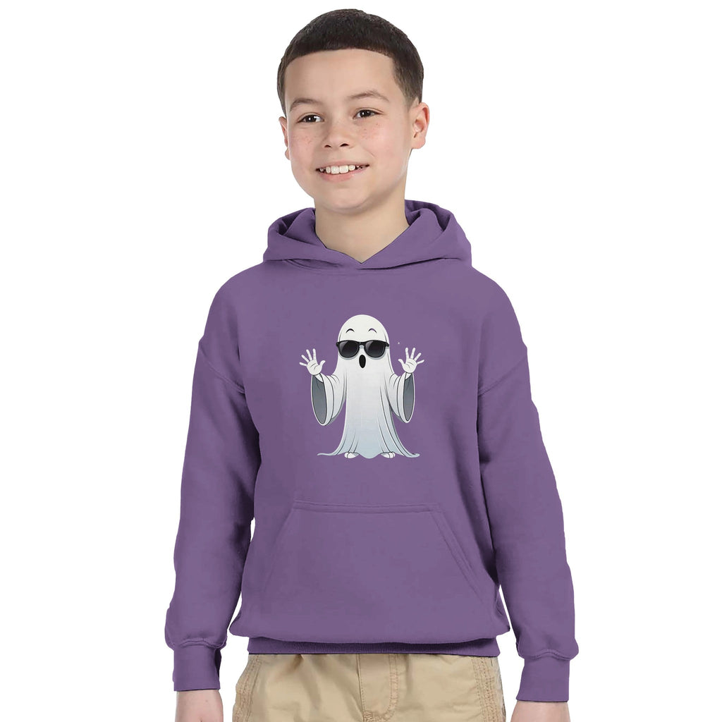 Calm Down Ghost Classic Kids Pullover Hoodie - DazeRoom