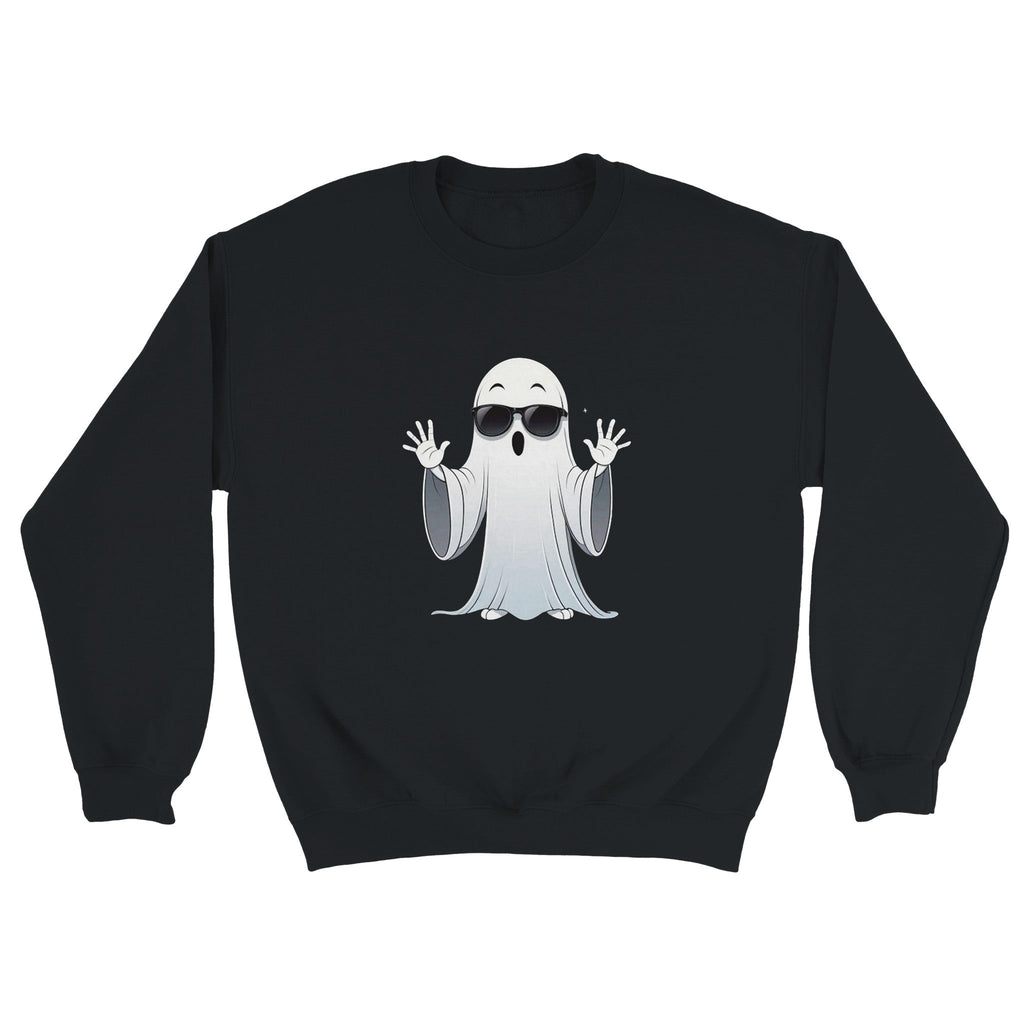 Calm Down Ghost Classic Unisex Crewneck Sweatshirt - DazeRoom