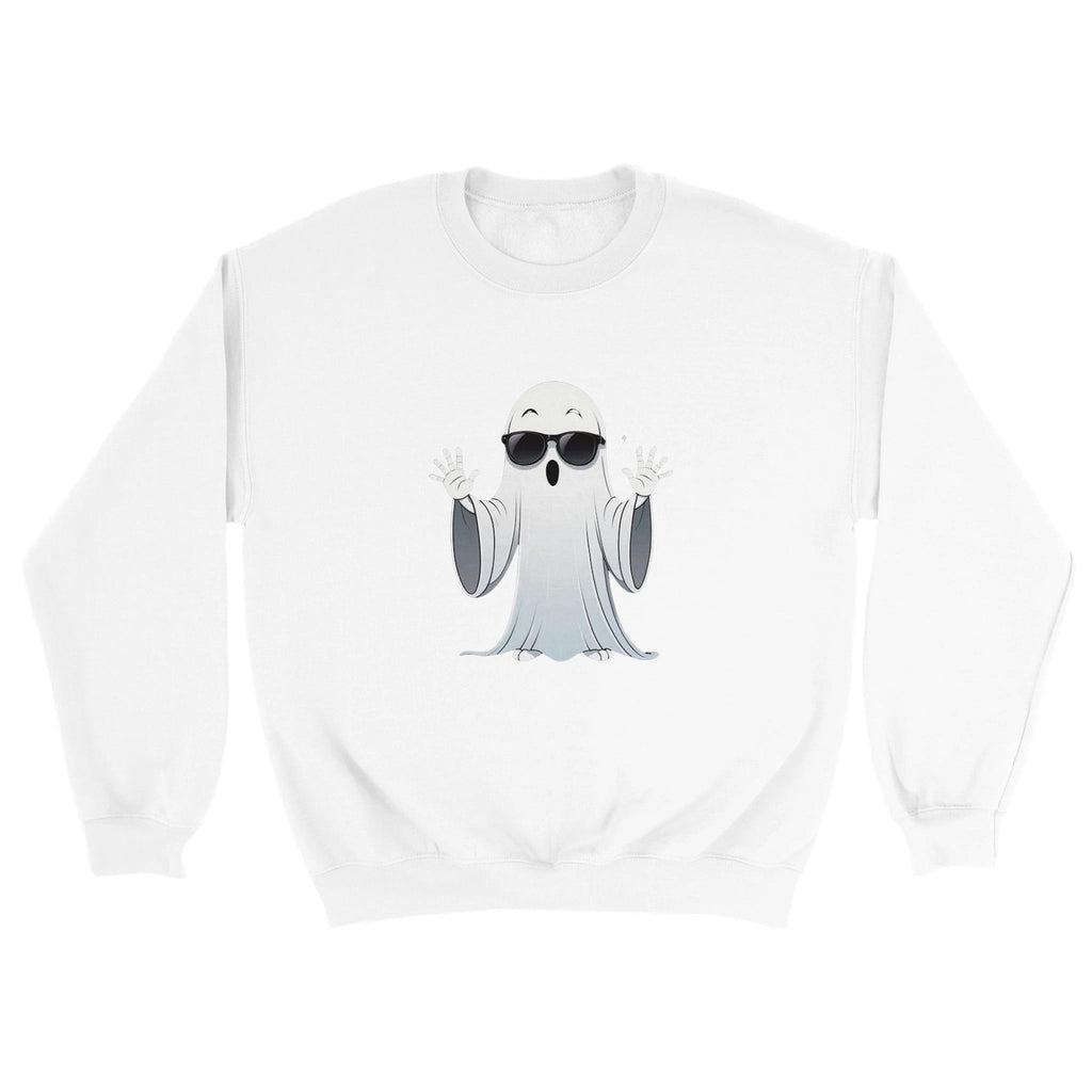 Calm Down Ghost Classic Unisex Crewneck Sweatshirt - DazeRoom