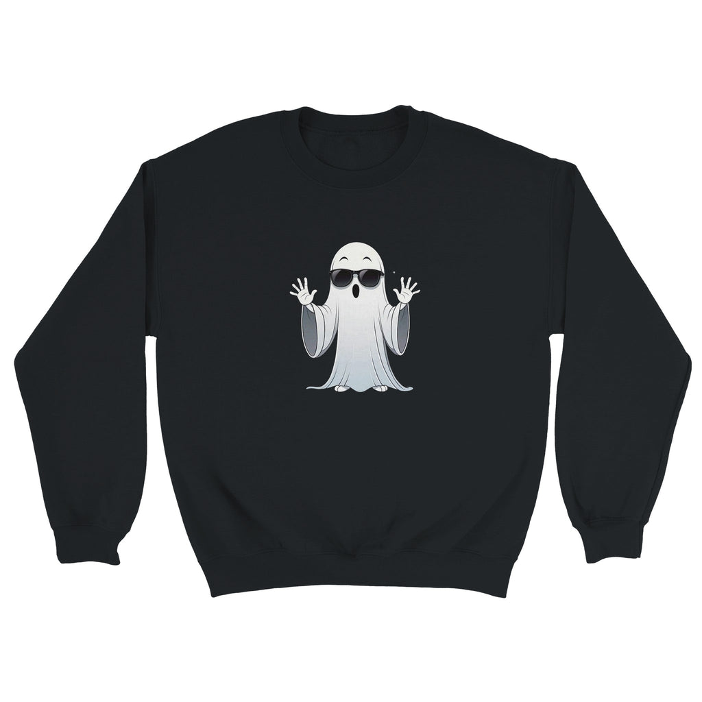 Calm Down Ghost Classic Unisex Crewneck Sweatshirt - DazeRoom