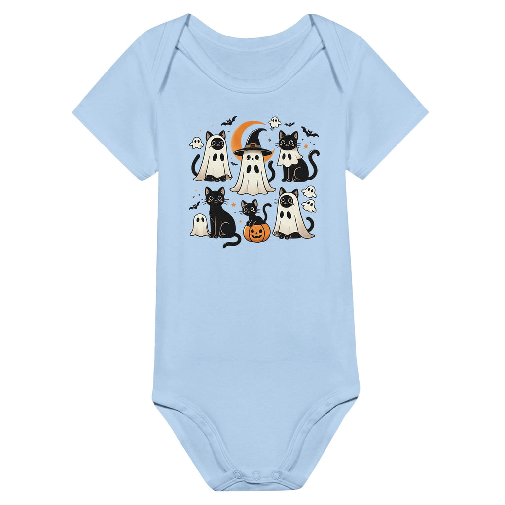 Cats Ghost Costumes Classic Baby Short Sleeve Bodysuit - DazeRoom