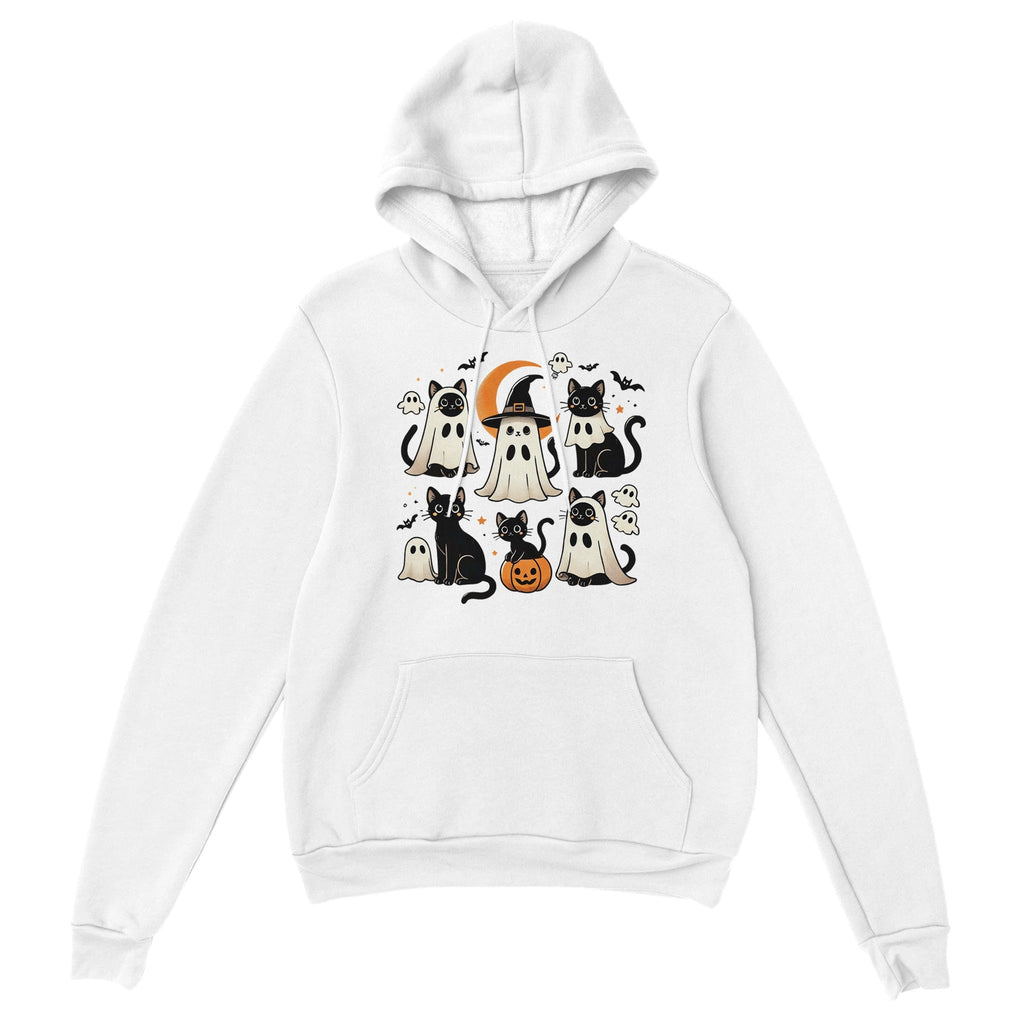 Cats Ghost Costumes Classic Unisex Pullover Hoodie - DazeRoom