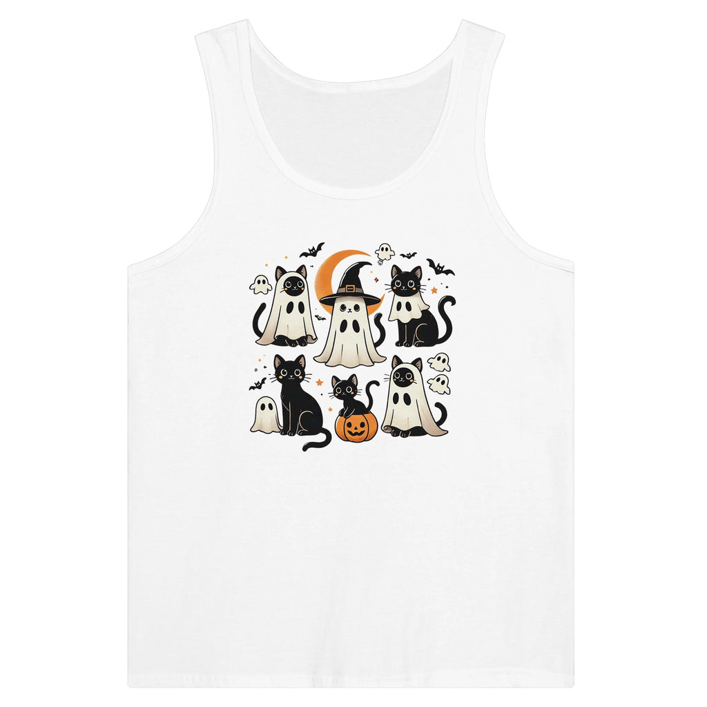 Cats Ghost Costumes Premium Unisex Tank Top - DazeRoom