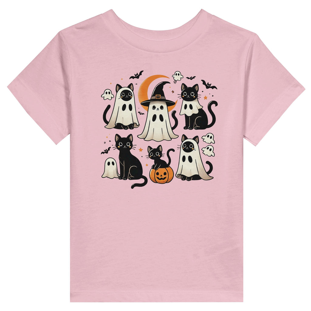 Cats Ghost Costumes Toddler Staple T-Shirt - DazeRoom