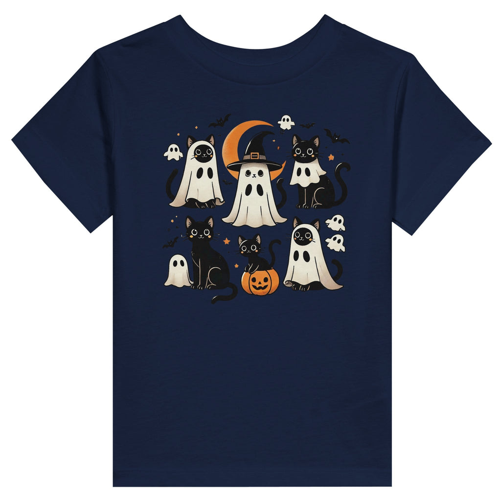 Cats Ghost Costumes Toddler Staple T-Shirt - DazeRoom