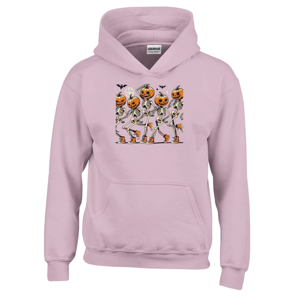 Dancing Pumpkin Heads Classic Kids Pullover Hoodie - DazeRoom