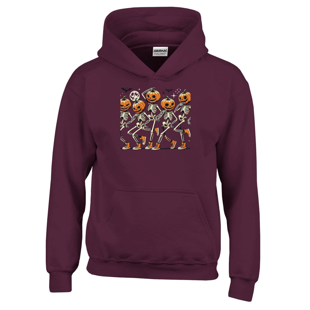 Dancing Pumpkin Heads Classic Kids Pullover Hoodie - DazeRoom