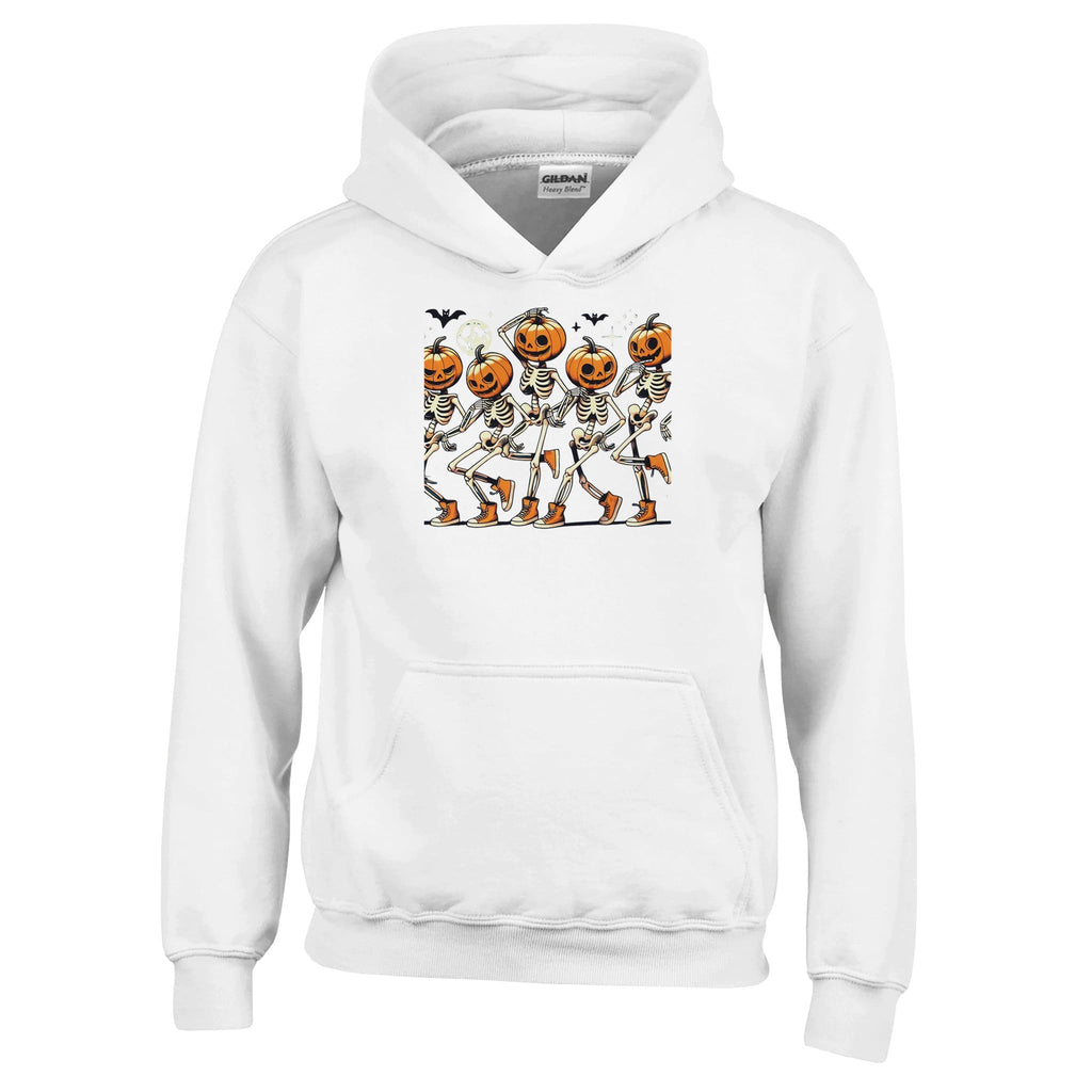 Dancing Pumpkin Heads Classic Kids Pullover Hoodie - DazeRoom