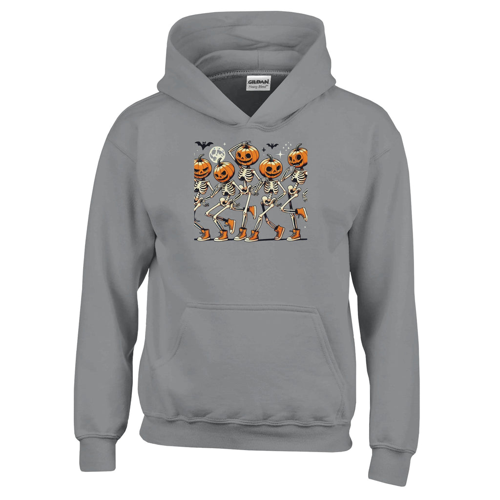 Dancing Pumpkin Heads Classic Kids Pullover Hoodie - DazeRoom