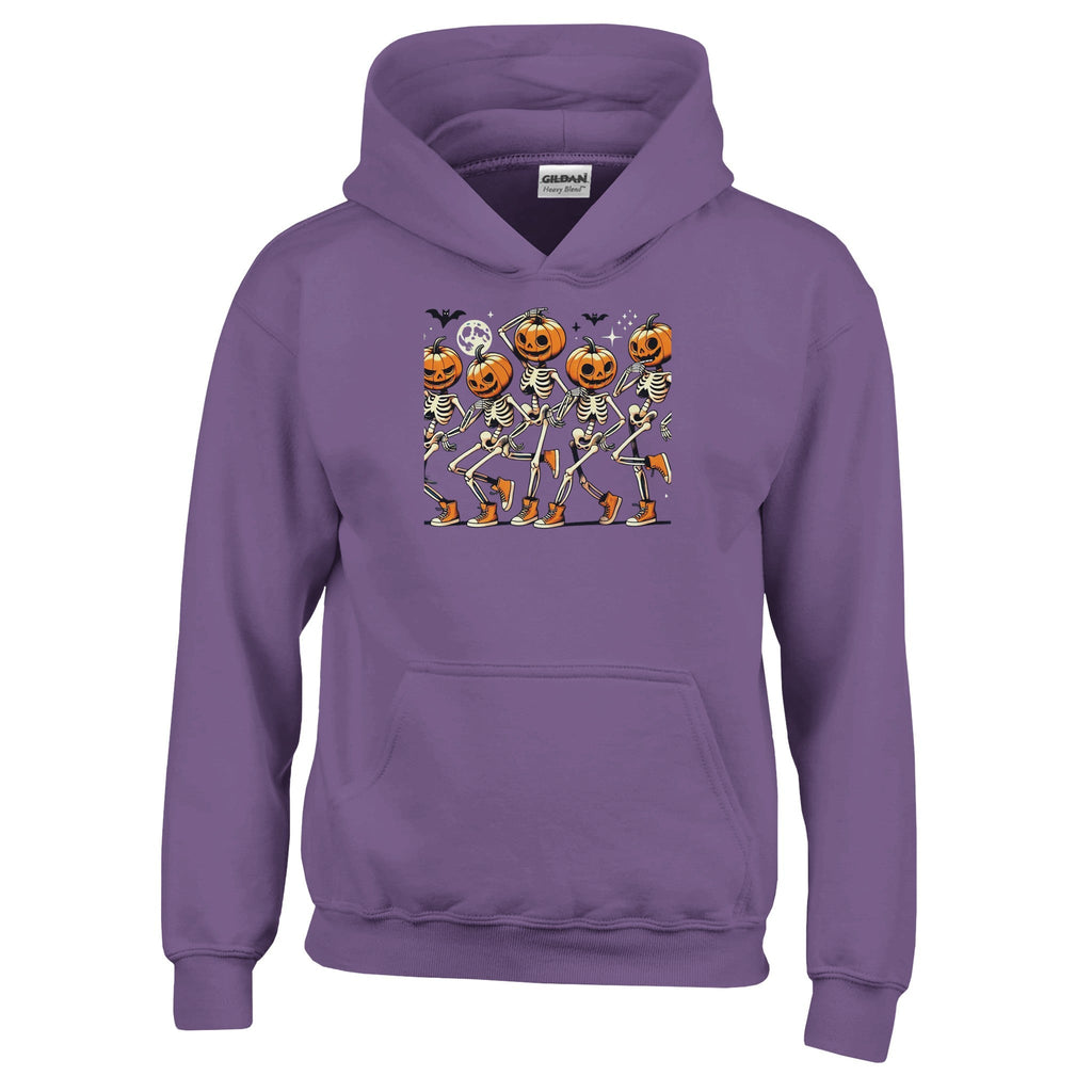 Dancing Pumpkin Heads Classic Kids Pullover Hoodie - DazeRoom