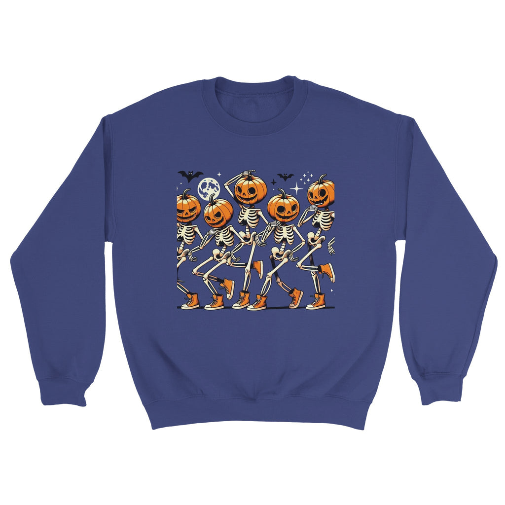 Dancing Pumpkin Heads Classic Unisex Crewneck Sweatshirt - DazeRoom