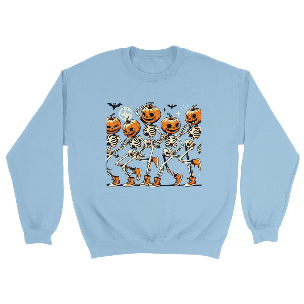 Dancing Pumpkin Heads Classic Unisex Crewneck Sweatshirt - DazeRoom