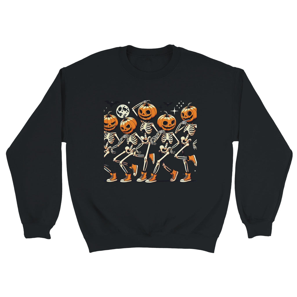 Dancing Pumpkin Heads Classic Unisex Crewneck Sweatshirt - DazeRoom