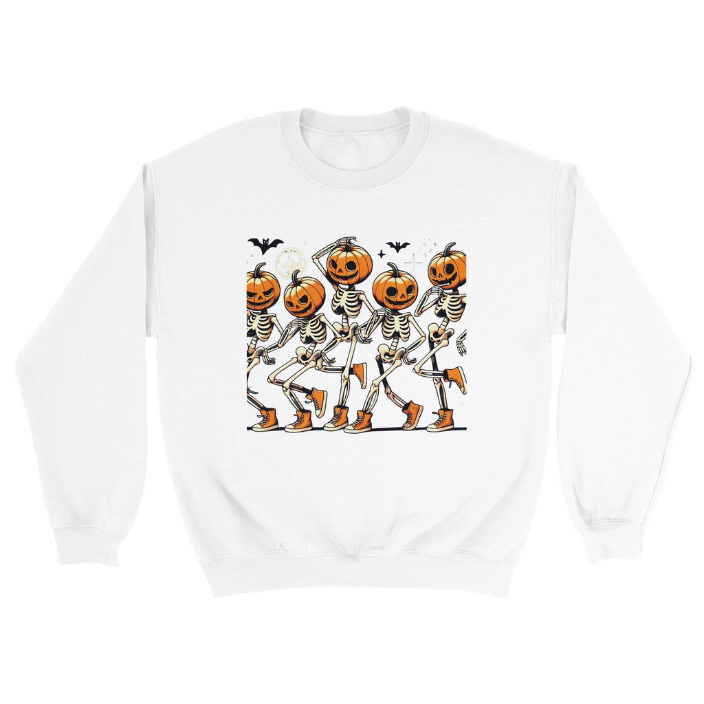 Dancing Pumpkin Heads Classic Unisex Crewneck Sweatshirt - DazeRoom